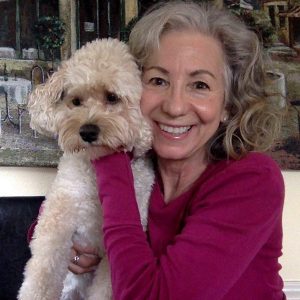 Life coach Cynthia Treglia and her dog.